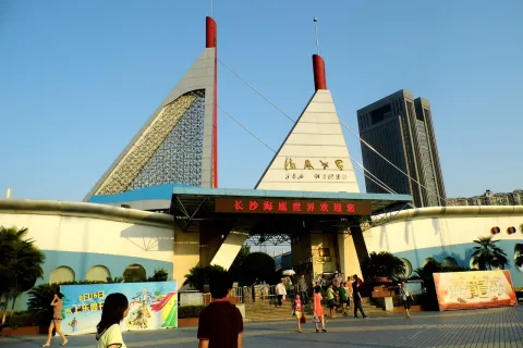 长沙海底世界现场照片 2