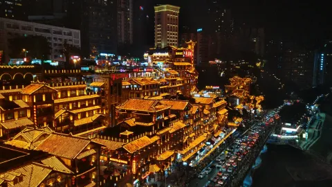 洪崖洞现场照片 9