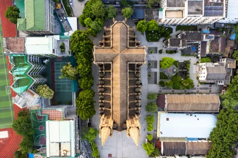 石室圣心大教堂现场照片 4