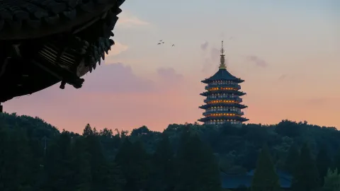 雷峰塔现场照片 5