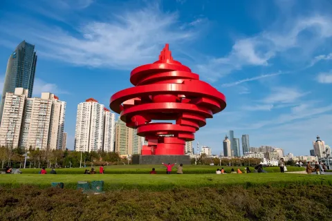 五四广场现场照片 2