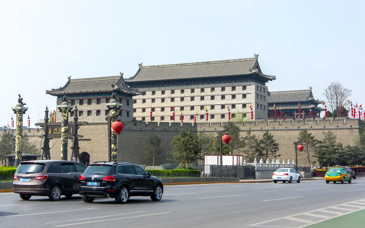 西安城墙现场照片 2